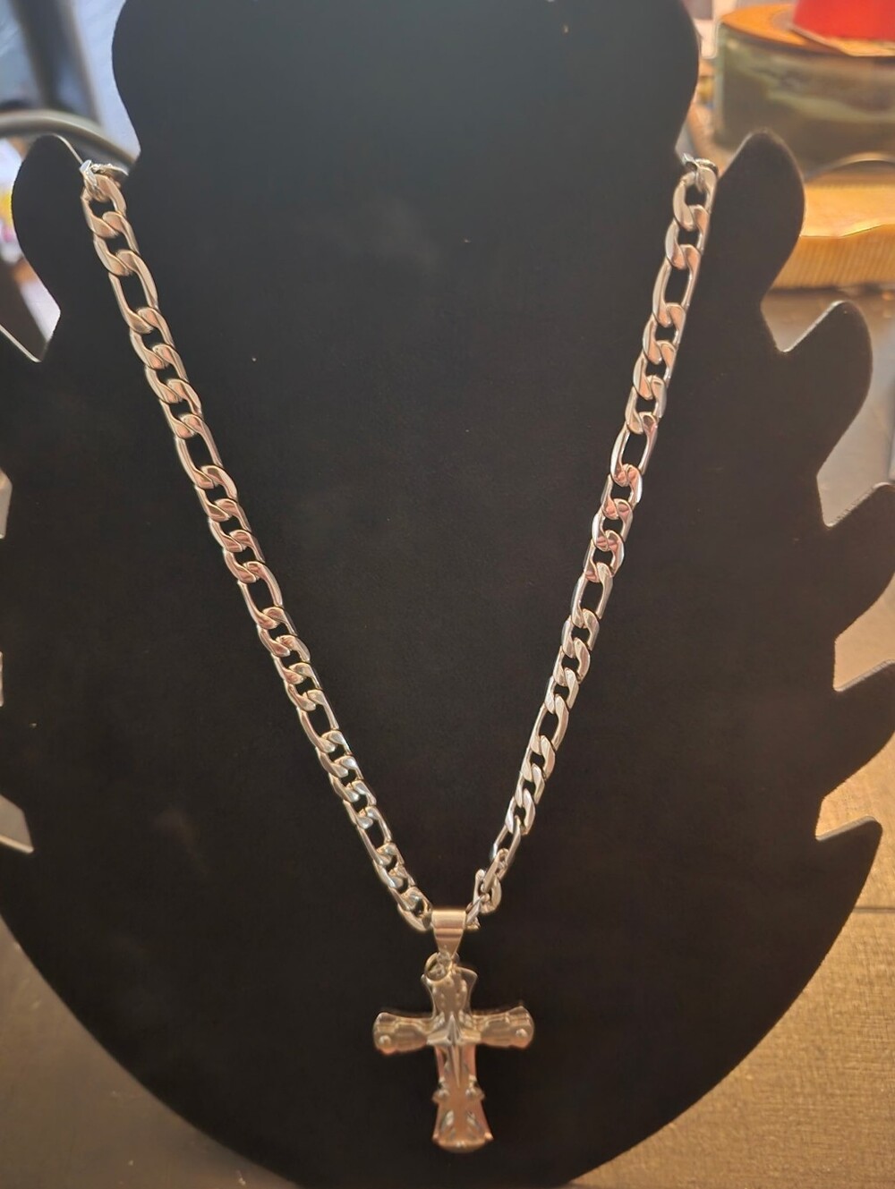 Mens FARGO necklace With Star Cross And Bracelet